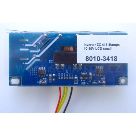 inverter ZX 418 4lamps 10-30V LCD small