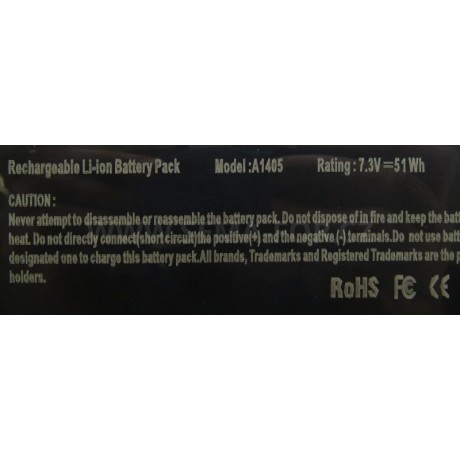 battery Apple MacBook  A1405 A1369 A1466