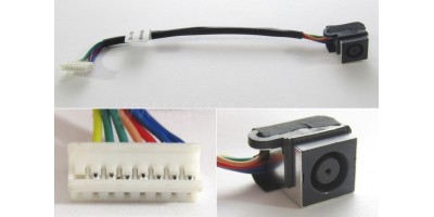 konektor DELL XPS 15  L501X L502X s kabelem 8pin