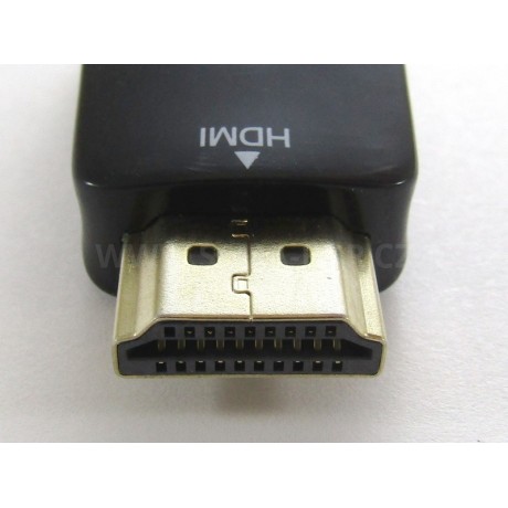 converter HDMI to VGA + audio