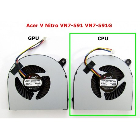 ventilátor Acer V Nitro VN7-591 VN7-591G - CPU (pravý)