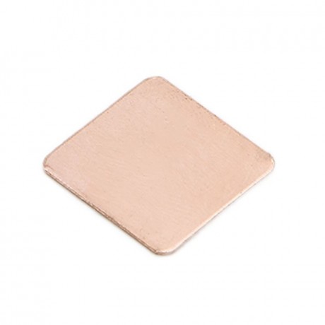 měděná podložka 15x15x0,5mm