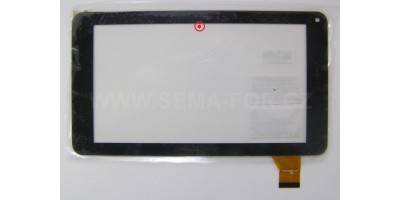 7" dotykové sklo UK070057g-01 černé