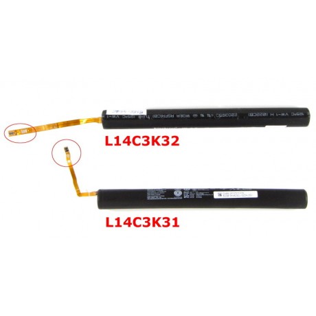 baterie Lenovo Yoga Tablet 2 1050F 1051F YT2-830 series - L14C3K31 L14D3K31 3.75V 9600mah