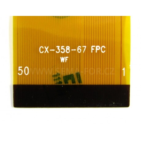 9" dotykové sklo MF-358-090F-6 FPC černé logo wolder