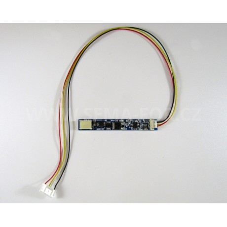 inverter JH-0166 1lamp 9-28V + 4-6pin kablík 30cm