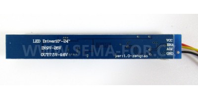 inverter JH-0166 1lamp 9-28V + 4-6pin kablík 30cm