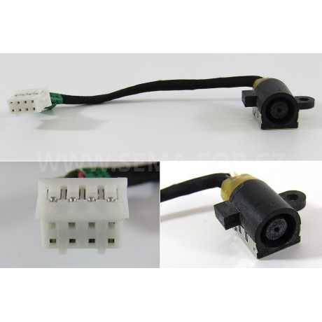 napájecí konektor HP Probook 650 655 G1 s kabelem