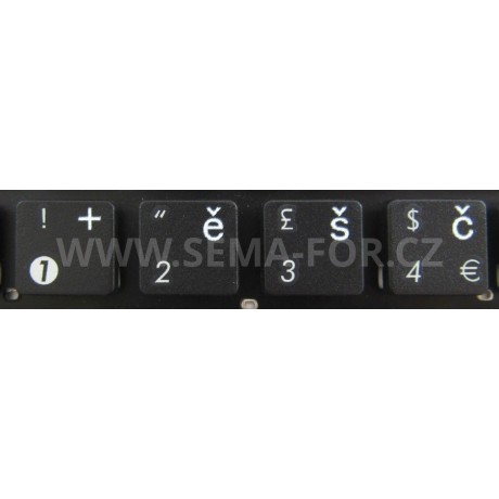 klávesnice Asus U20 UL20 Eee 1201 1215 black UK/CZ - no frame