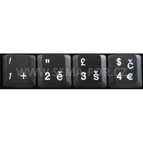 česká klávesnice Dell Vostro 1310 1320 1510 1520 2510 black UK/CZ dotisk