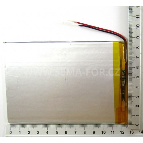 baterie ZC LION 3,7V 5000mAh,125*87*3mm +- drátky