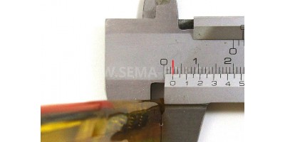 baterie ZC LION 3,7V 5000mAh,125*87*3mm +- drátky