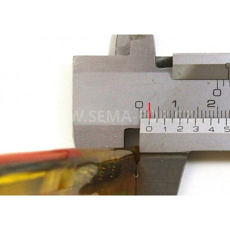 baterie ZC LION 3,7V 5000mAh,125*87*3mm +- drátky