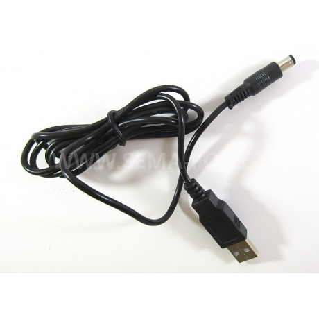 USB napajecí kabel 5,5x2,5 1,2m