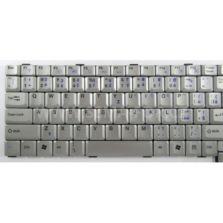klávesnice Benq Joybook 2100 8089 C42 R21 R22 R23 R31 silver US/UK