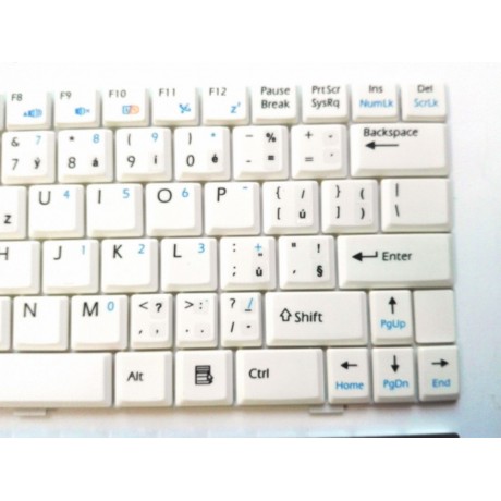 klávesnice Medion Akoya E1210 E1212 S1210 S1211 white US