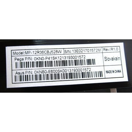 klávesnice Asus G750 G750J G750JH G750JM G750JS black SK palmrest backlight