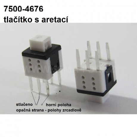 Micro Switch 6*6*5mm 2 pájecí nožky