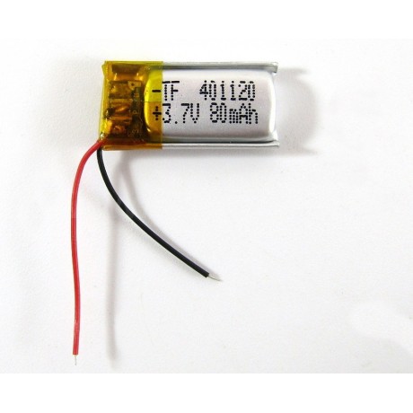 baterie ZC LION 3,7V 100mAh,22*11*4mm +- dratky