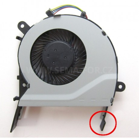 ventilátor Asus X550 X550V X550C X550VC X450 X450CA