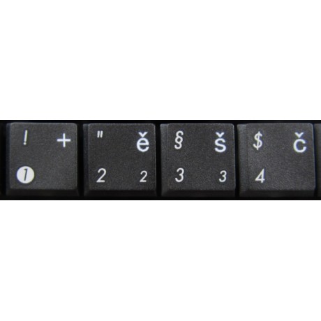česká klávesnice Asus F52 F90 K50 K51 K70 K72 N51 X5 black GE/CZ česká - design 1 dotisk