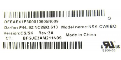 klávesnice HP Pavilion 15-B black CZ/SK no frame