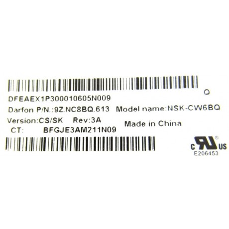 klávesnice HP Pavilion 15-AB, 15-AK black CZ česká, no frame - podsvit - green print