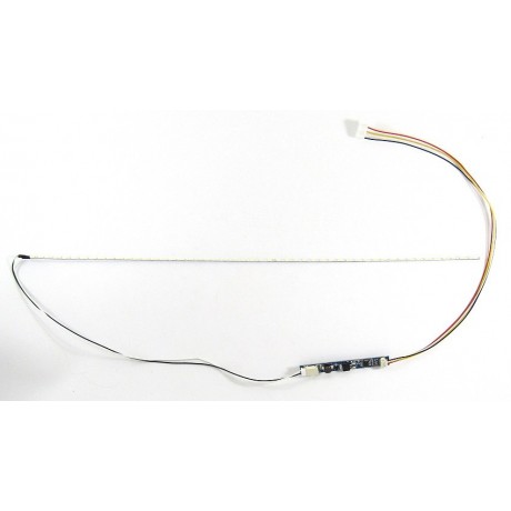 LED Lamp kit 7 "- 17,3" universal - pásik + invertor - 383mm