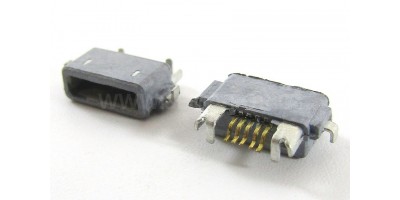 konektor micro USB B 5 pin female 5B
