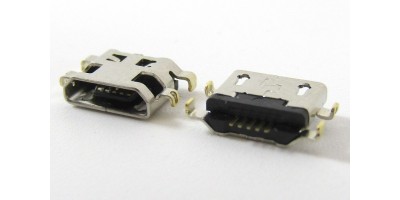 konektor micro USB B 5 pin female 55