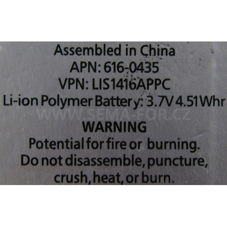 baterie 3,7V 2000mAh 158x52x2.8 2pin 