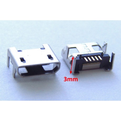 konektor micro USB B 5 pin female 36B