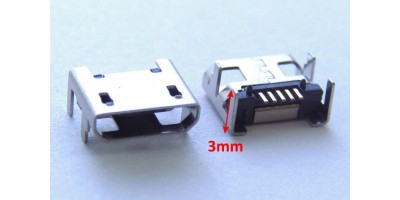 konektor micro USB B 5 pin female 36C