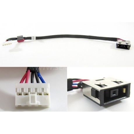 Napájecí konektor s kabelem Lenovo Y50-70 - 11x4,5mm - 5pin