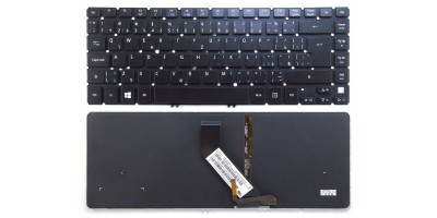 klávesnice Acer Aspire V5-431 V5-431P V5-471 V5-471G black CZ/SK noframe backlight