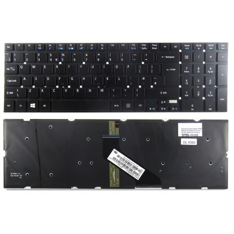 klávesnice Acer Aspire 5755 5830 V3-551 V3-571 V3-771 black CZ/SK no frame