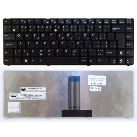 klávesnice Asus U20 UL20 Eee 1201 1215 black CZ