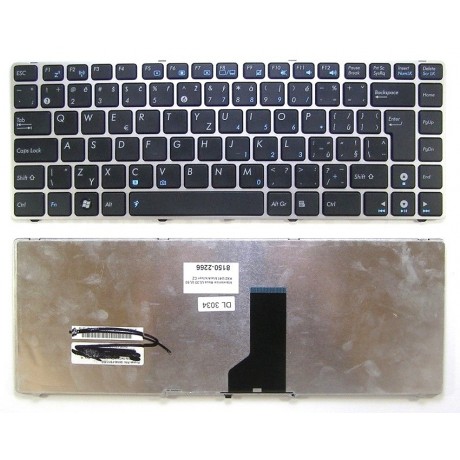 klávesnice Asus UL30 UL80 K42 U41 black/silver CZ