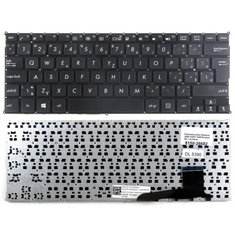klávesnice Asus Q200 Q200E S200E X201 X201E X202 X202E X205 X205T X205TA black SK - no frame