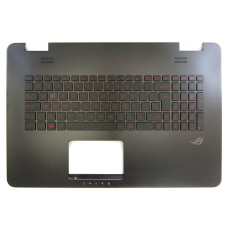 klávesnice Asus ROG G771JM N751JM GL771JM black/red SK palmrest kryt podsvit  
