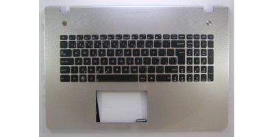 klávesnice Asus N76 black/silver CZ kryt podsvit