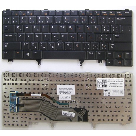 klávesnice Dell Latitude E5420 E5430 E6320 E6330 E6420 E6430 E6440 black CZ touchpoint