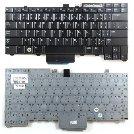 klávesnice Dell Latitude E5400 E5500 E6400 E6410 E6500 E6510 M2400 M4500 black CZ česká - bez touchpointu
