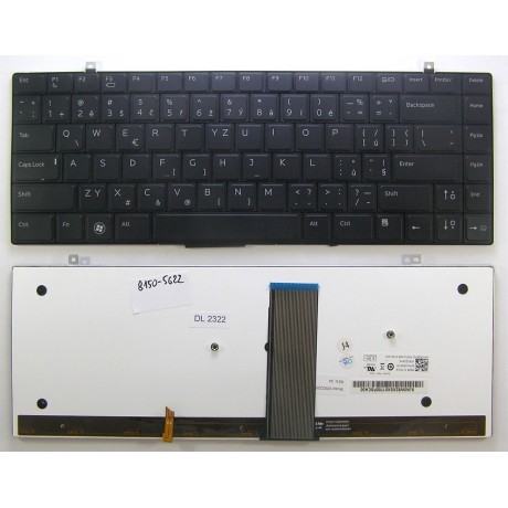 klávesnice Dell Studio XPS 13 16 1340 1640 1645 1647 black CZ podsvit