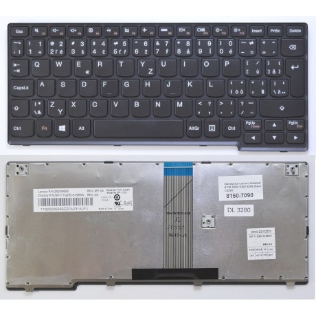 klávesnice Lenovo Ideapad S110 S200 S205 S206 black CZ/SK