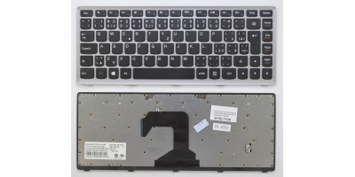 klávesnice Lenovo Ideapad S300 S400 S405 S410 S415 black/silver CZ/SK