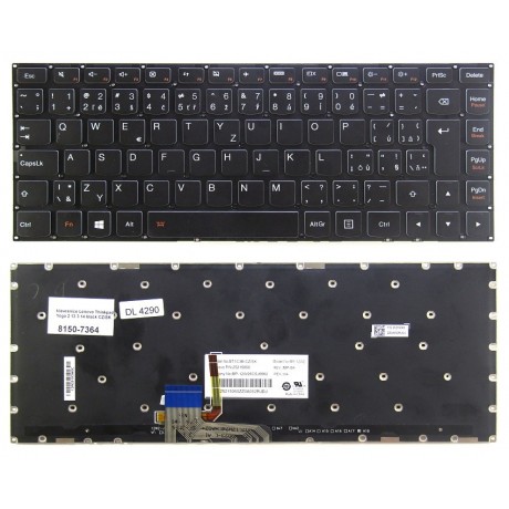 klávesnice Lenovo Thinkpad Yoga 2 13 3 14 black CZ/SK