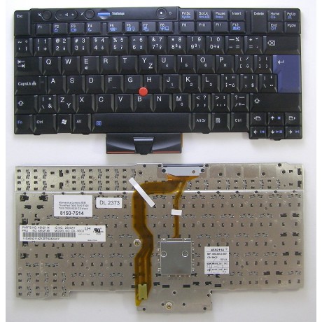 klávesnice Lenovo IBM ThinkPad T400 T410 T420 T510 T520 X220 CZ black