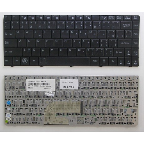 klávesnice MSI U210 X300 X320 X340 X400 black CZ
