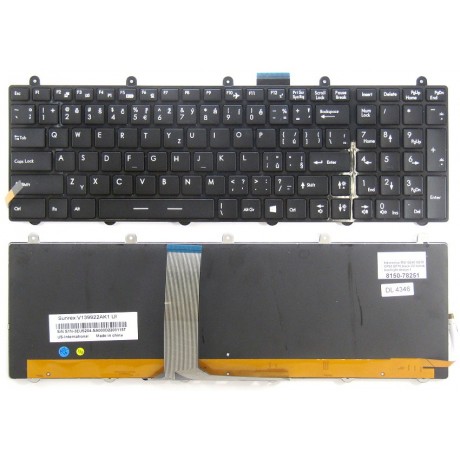 klávesnice MSI GE60 GE70 GP60 GP70 black US backlight